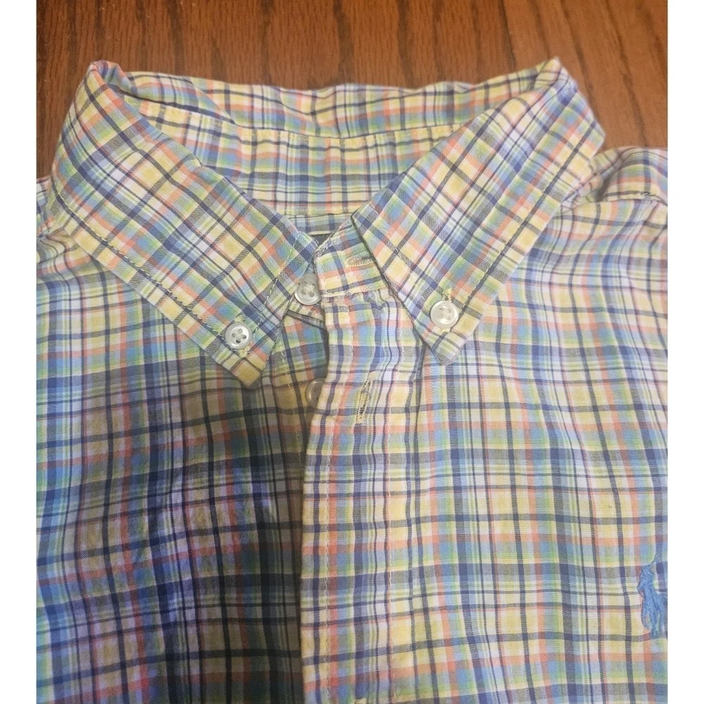 Ralph Lauren Youth Plaid Button Down Shirt